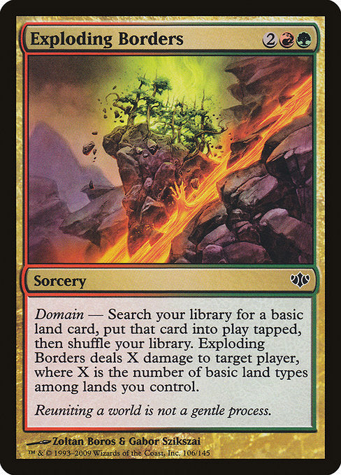Exploding Borders [Conflux] - Evolution TCG