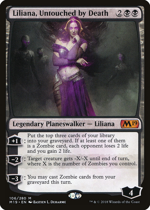 Liliana, Untouched by Death [Core Set 2019] - Evolution TCG