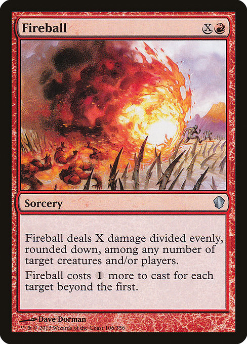Fireball [Commander 2013] - Evolution TCG