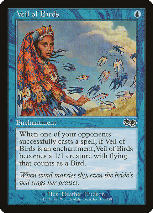 Veil of Birds [Urza's Saga] - Evolution TCG