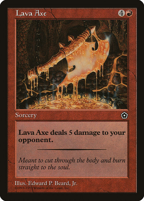 Lava Axe [Portal Second Age] - Evolution TCG