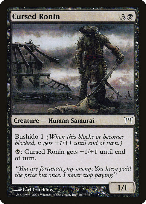 Cursed Ronin [Champions of Kamigawa] - Evolution TCG