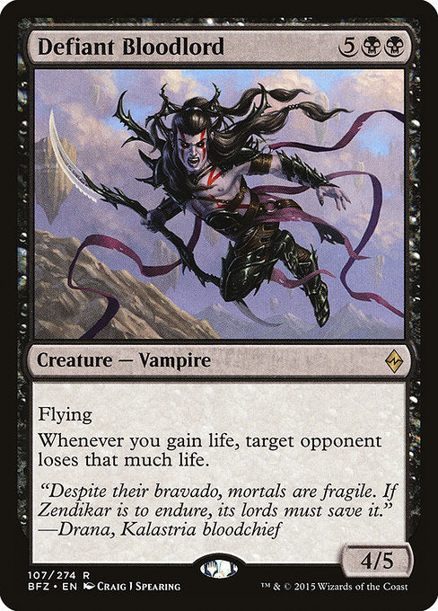 Defiant Bloodlord [Battle for Zendikar] - Evolution TCG