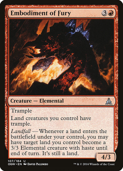 Embodiment of Fury [Oath of the Gatewatch] - Evolution TCG