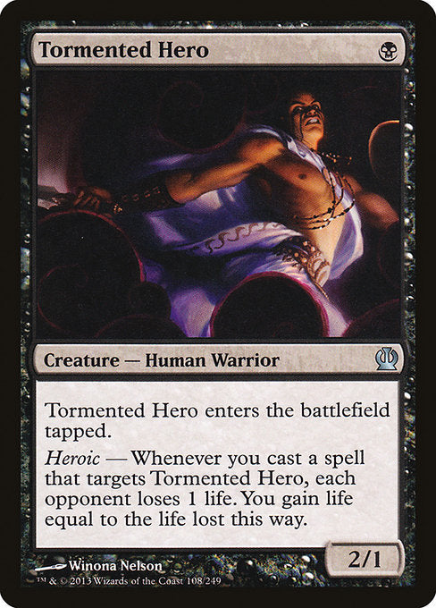 Tormented Hero [Theros] - Evolution TCG