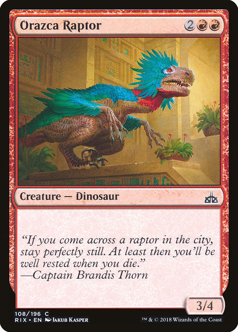 Orazca Raptor [Rivals of Ixalan] - Evolution TCG