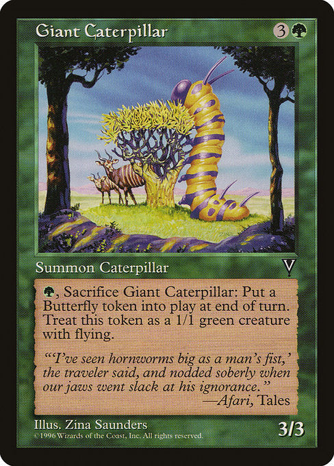 Giant Caterpillar [Visions] - Evolution TCG