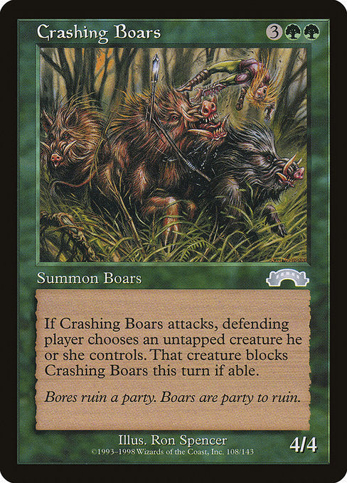 Crashing Boars [Exodus] - Evolution TCG