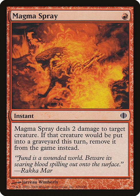 Magma Spray [Shards of Alara] - Evolution TCG