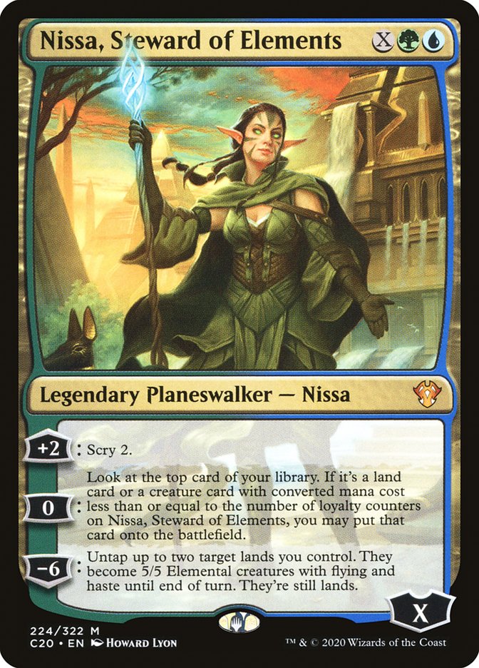 Nissa, Steward of Elements [Commander 2020] - Evolution TCG