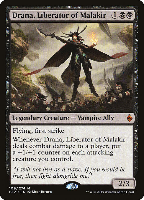 Drana, Liberator of Malakir [Battle for Zendikar] - Evolution TCG