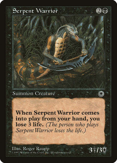 Serpent Warrior [Portal] - Evolution TCG