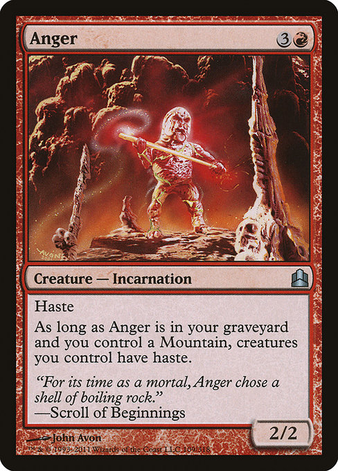 Anger [Commander 2011] - Evolution TCG