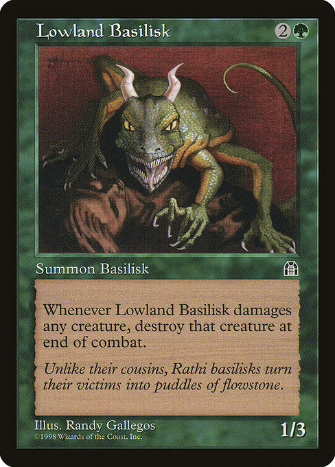 Lowland Basilisk [Stronghold] - Evolution TCG