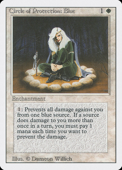 Circle of Protection: Blue [Revised Edition] - Evolution TCG