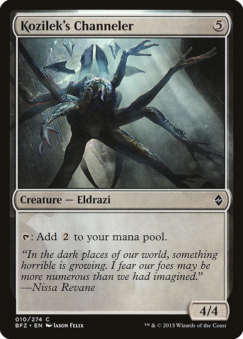 Kozilek's Channeler [Battle for Zendikar] - Evolution TCG