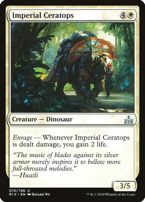 Imperial Ceratops [Rivals of Ixalan] - Evolution TCG