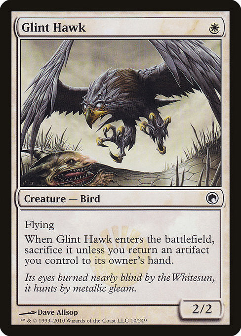 Glint Hawk [Scars of Mirrodin] - Evolution TCG