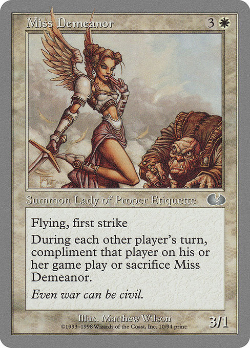 Miss Demeanor [Unglued] - Evolution TCG