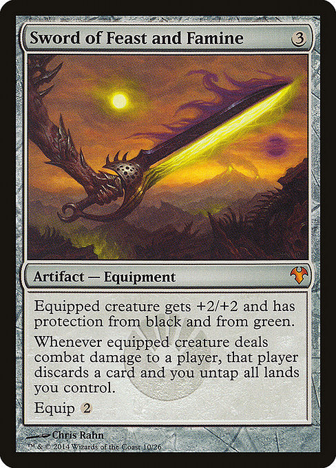 Sword of Feast and Famine [Modern Event Deck 2014] - Evolution TCG