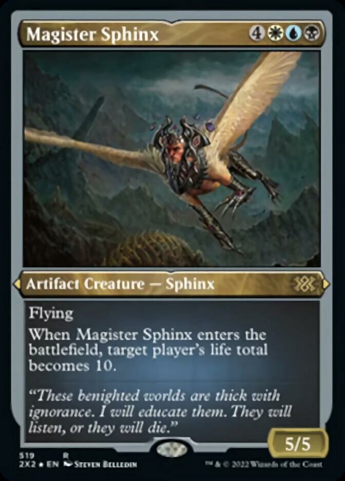 Magister Sphinx (Foil Etched) [Double Masters 2022] - Evolution TCG