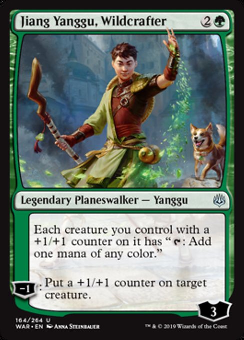 Jiang Yanggu, Wildcrafter [War of the Spark] - Evolution TCG