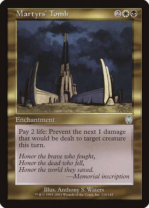 Martyrs' Tomb [Apocalypse] - Evolution TCG