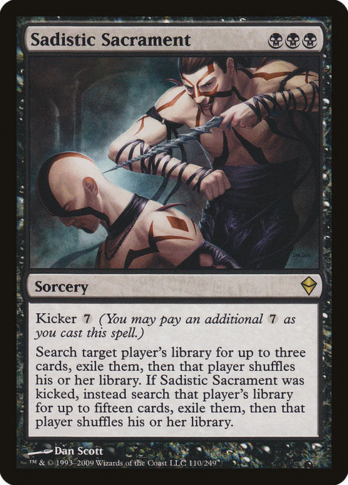 Sadistic Sacrament [Zendikar] - Evolution TCG