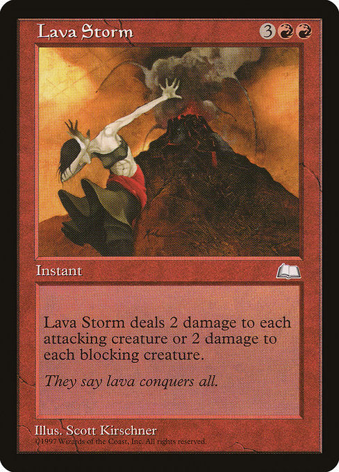 Lava Storm [Weatherlight] - Evolution TCG