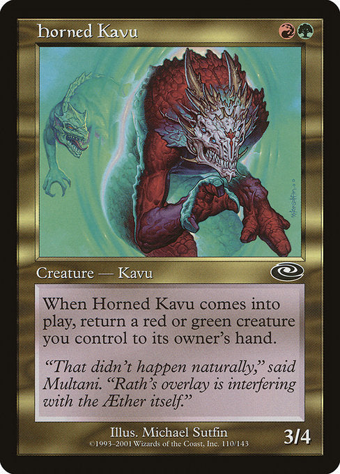 Horned Kavu [Planeshift] - Evolution TCG