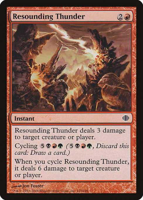 Resounding Thunder [Shards of Alara] - Evolution TCG