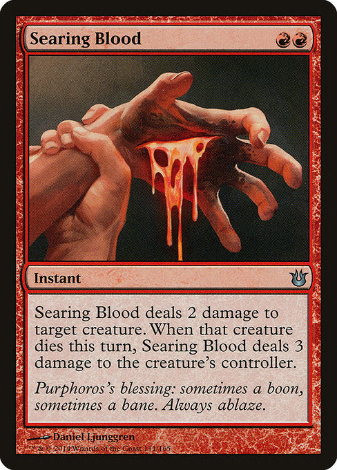 Searing Blood [Born of the Gods] - Evolution TCG