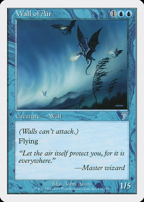 Wall of Air [Seventh Edition] - Evolution TCG