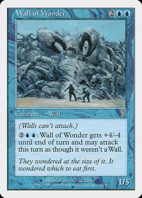 Wall of Wonder [Seventh Edition] - Evolution TCG