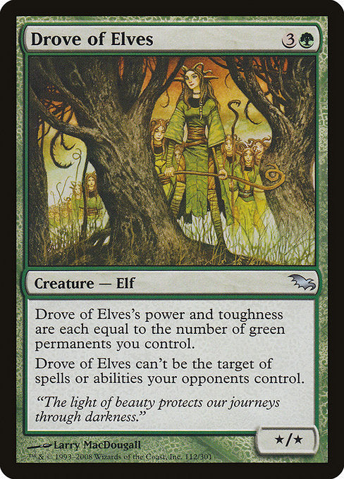 Drove of Elves [Shadowmoor] - Evolution TCG