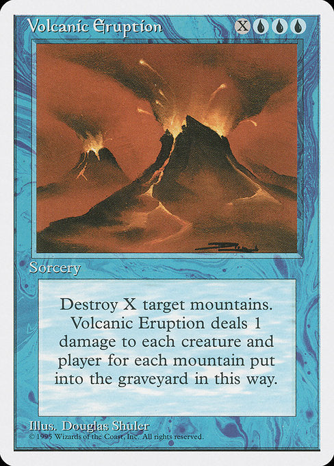 Volcanic Eruption [Fourth Edition] - Evolution TCG