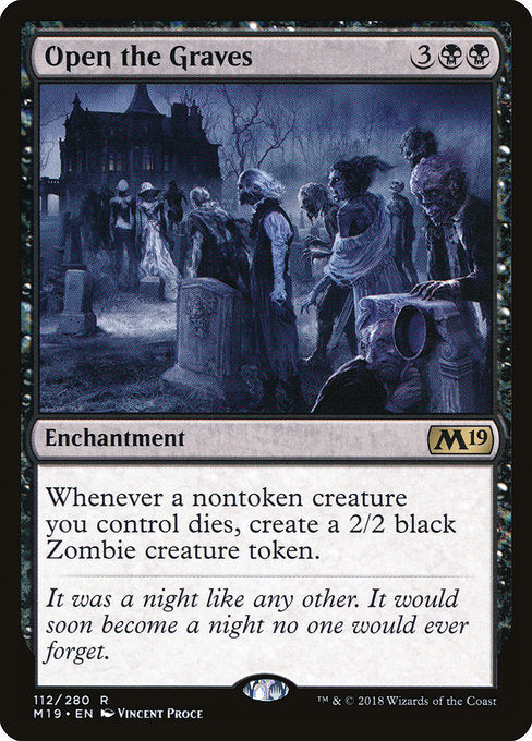 Open the Graves [Core Set 2019] - Evolution TCG