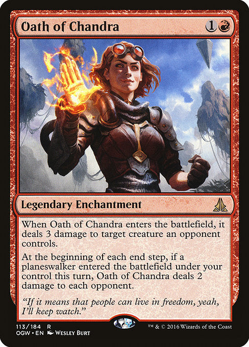 Oath of Chandra [Oath of the Gatewatch] - Evolution TCG