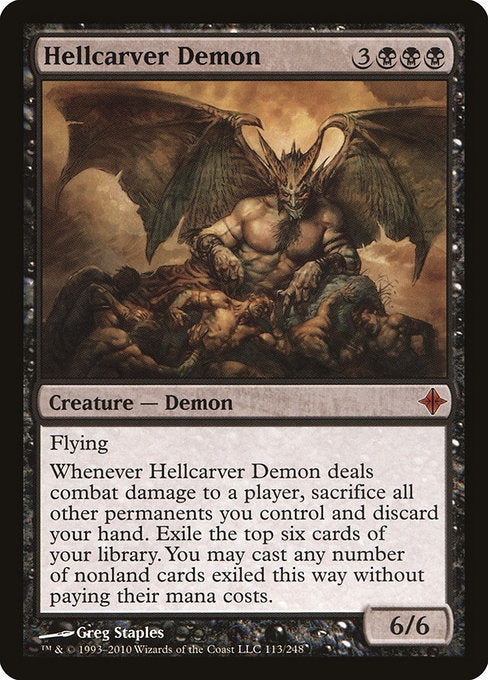 Hellcarver Demon [Rise of the Eldrazi] - Evolution TCG