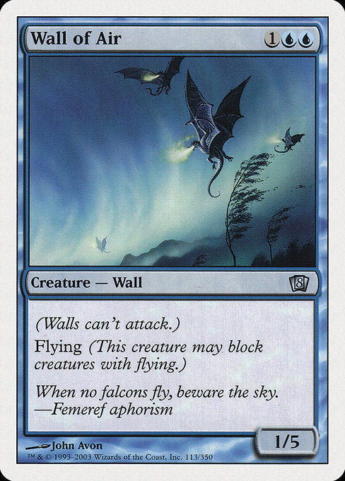 Wall of Air [Eighth Edition] - Evolution TCG