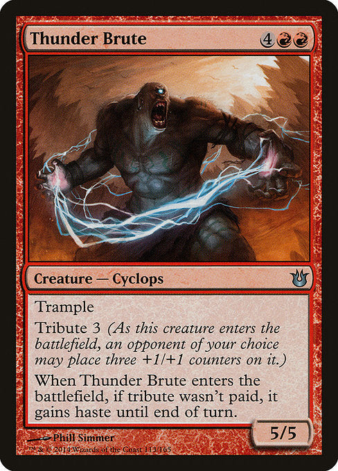 Thunder Brute [Born of the Gods] - Evolution TCG