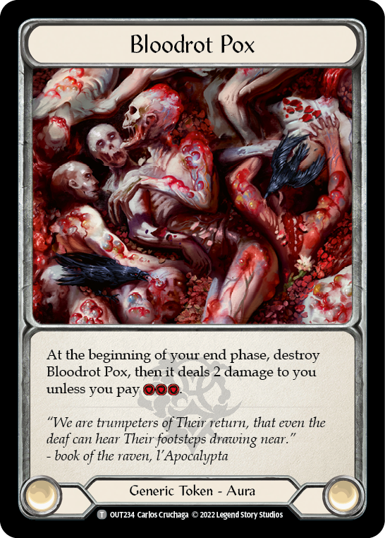Bloodrot Pox [OUT234] (Outsiders) - Evolution TCG