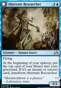 Aberrant Researcher // Perfected Form [Shadows over Innistrad] - Evolution TCG