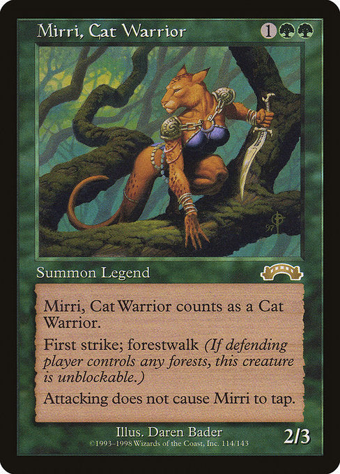 Mirri, Cat Warrior [Exodus] - Evolution TCG