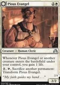 Pious Evangel // Wayward Disciple [Shadows over Innistrad] - Evolution TCG