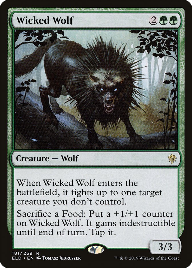 Wicked Wolf [Throne of Eldraine] - Evolution TCG