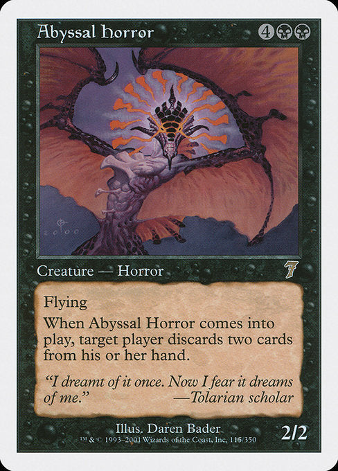 Abyssal Horror [Seventh Edition] - Evolution TCG