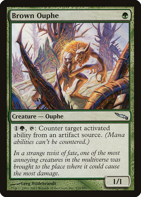 Brown Ouphe [Mirrodin] - Evolution TCG