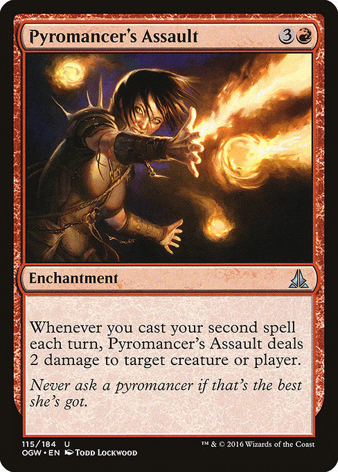 Pyromancer's Assault [Oath of the Gatewatch] - Evolution TCG