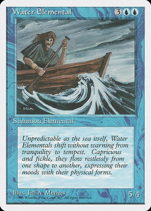 Water Elemental [Fourth Edition] - Evolution TCG